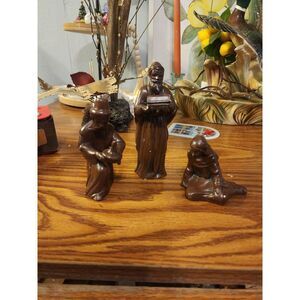 Vintage‎ Atlantic Mold 3 Piece Magi Wise Men Nativity Pieces 1981